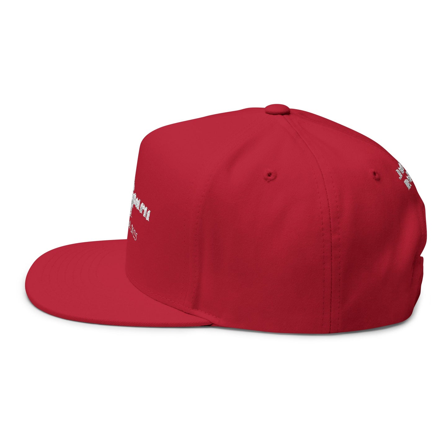 Flat Bill Cap (Embroidery)