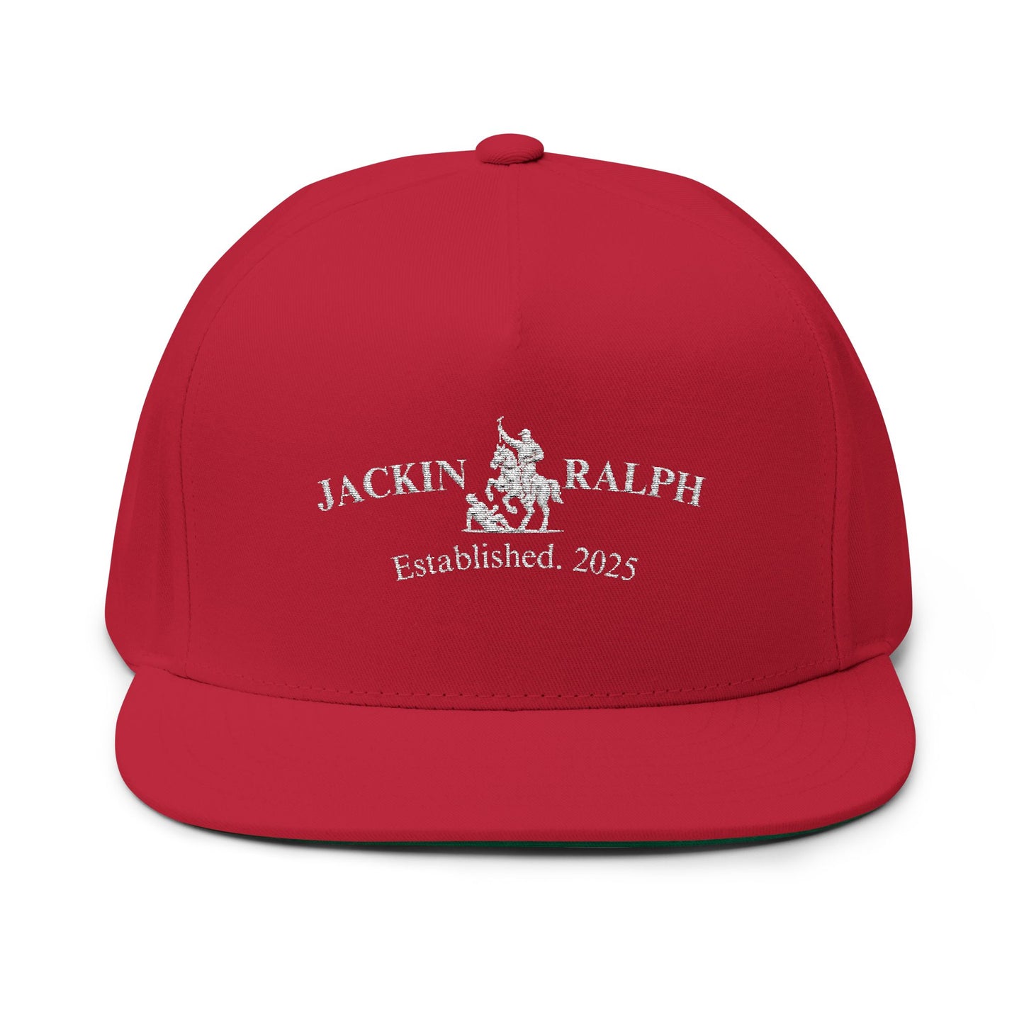 Flat Bill Cap (Embroidery)