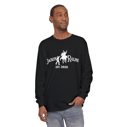 Garment-dyed Long Sleeve T-Shirt (Printed)