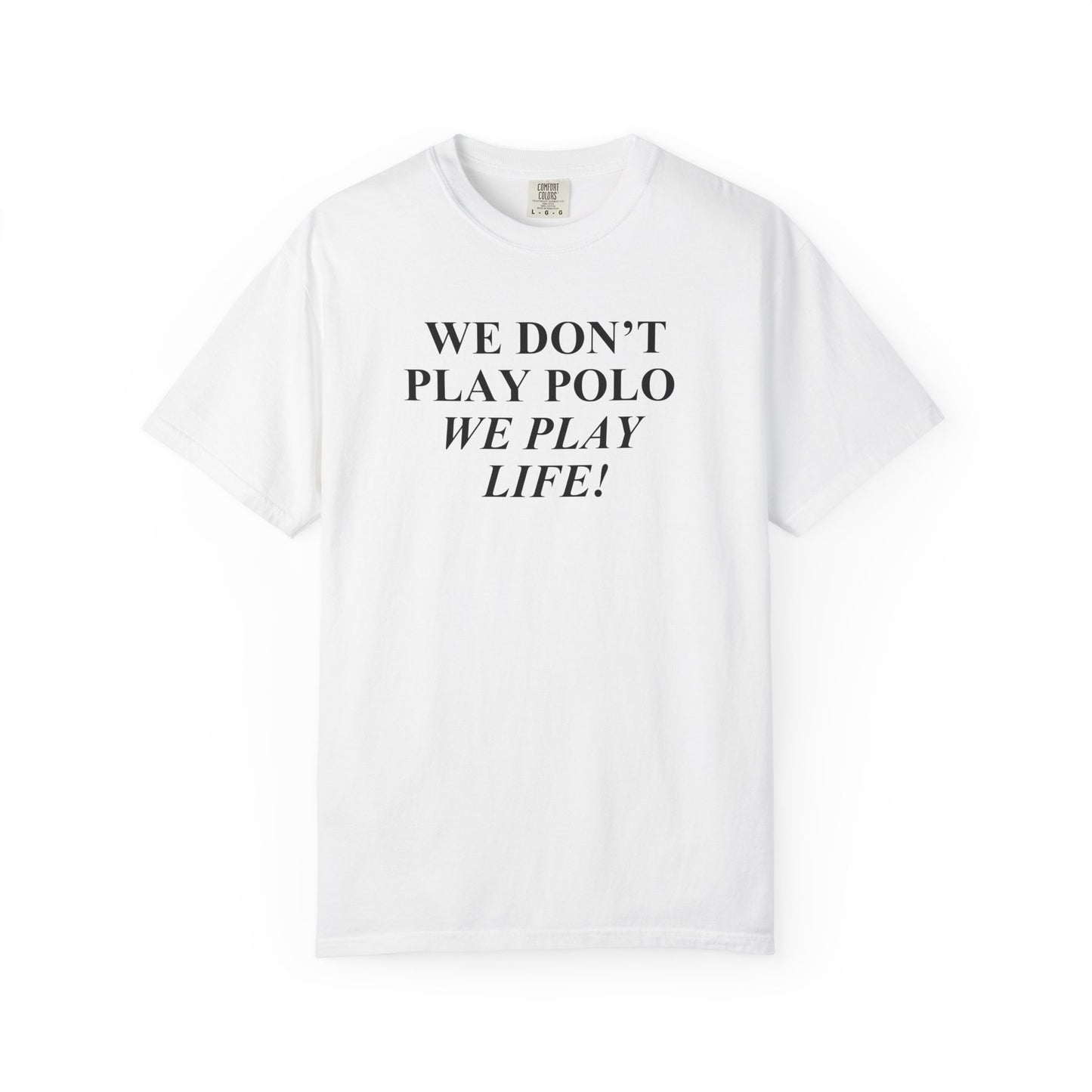 Garment-Dyed T-shirt (Printed)
