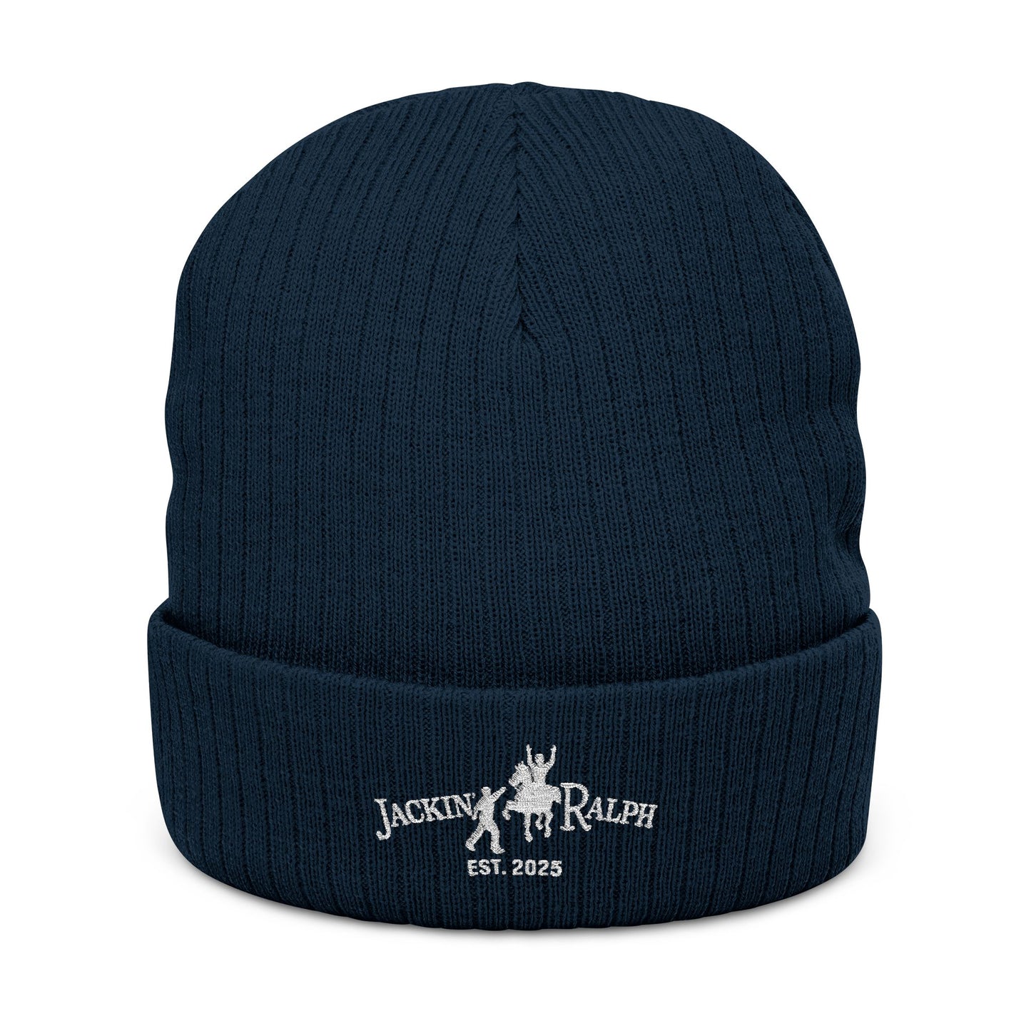 Ribbed Knit Beanie (Embroidery)