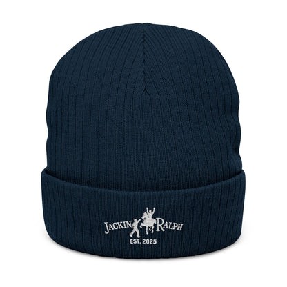 Ribbed Knit Beanie (Embroidery)