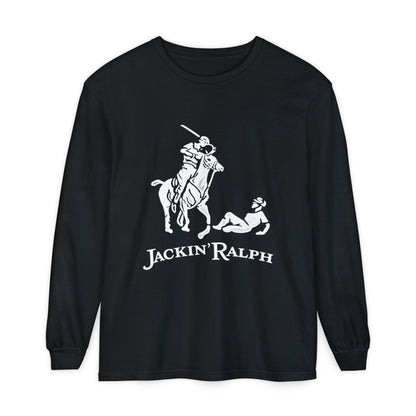 Garment-dyed Long Sleeve T-Shirt (Printed)