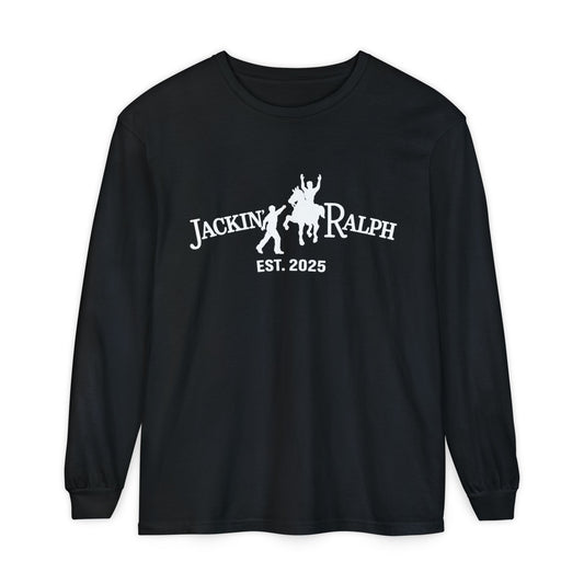 Garment-dyed Long Sleeve T-Shirt (Printed)