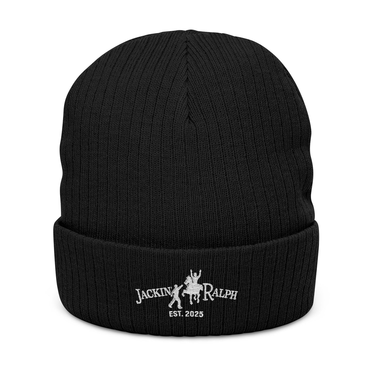 Ribbed Knit Beanie (Embroidery)