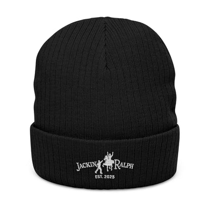 Ribbed Knit Beanie (Embroidery)