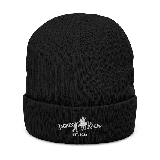 Ribbed Knit Beanie (Embroidery)