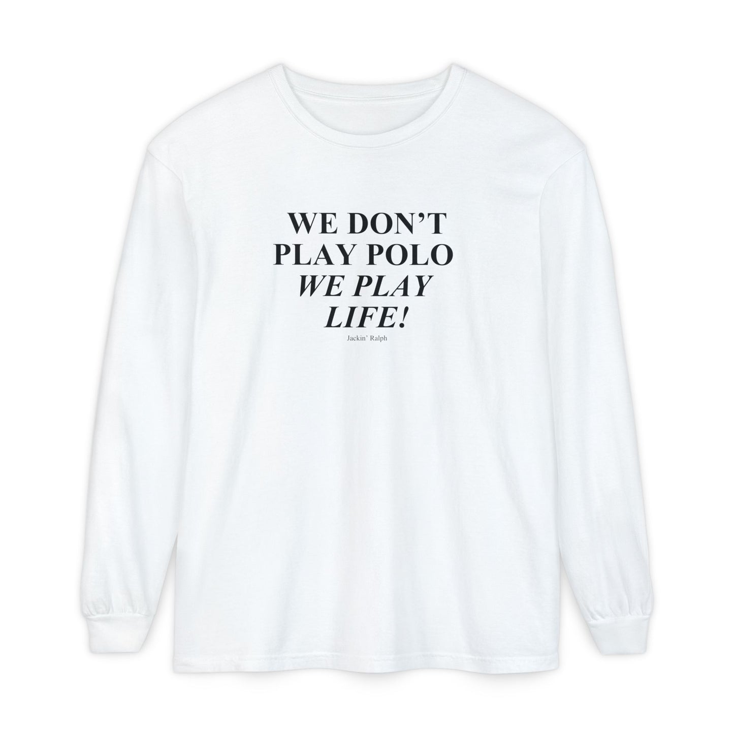 Garment-dyed Long Sleeve T-Shirt