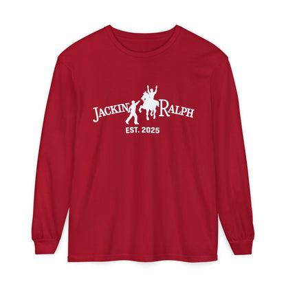 Garment-dyed Long Sleeve T-Shirt (Printed)