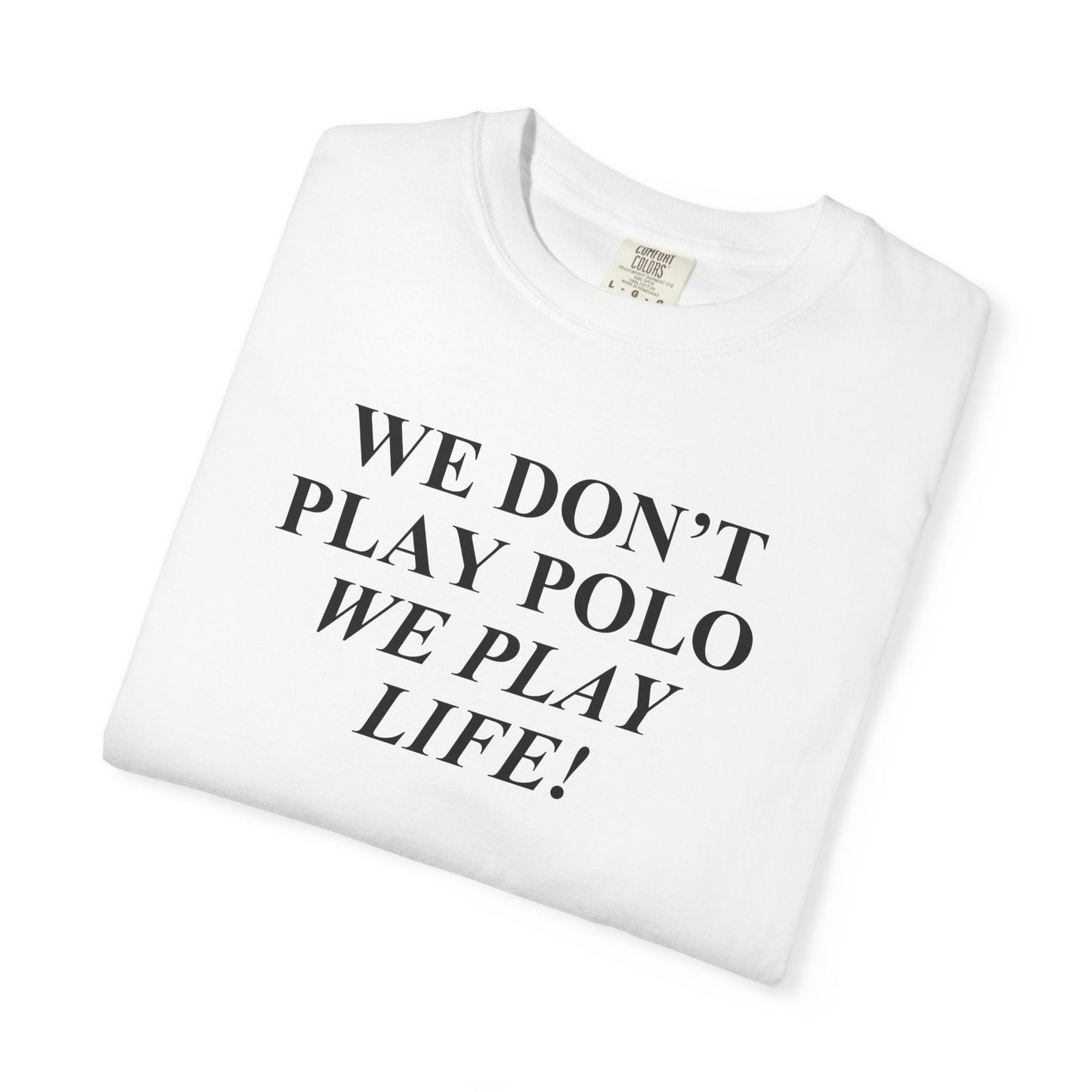 Garment-Dyed T-shirt (Printed)