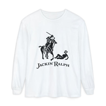 Garment-dyed Long Sleeve T-Shirt (Printed)