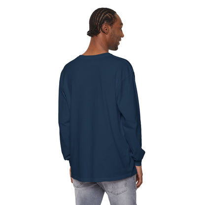 Garment-dyed Long Sleeve T-Shirt (Printed)