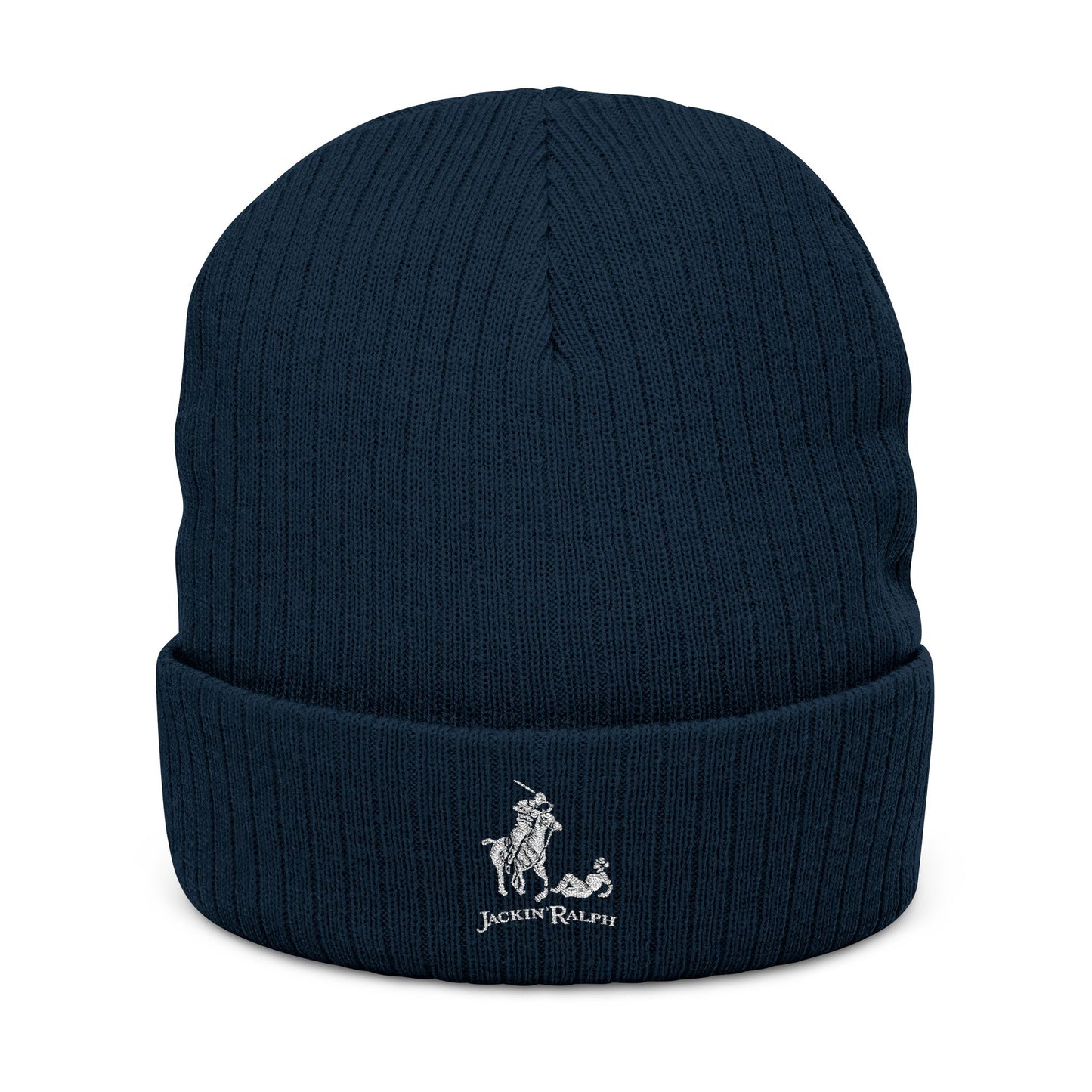 Ribbed Knit Beanie (Embroidery)