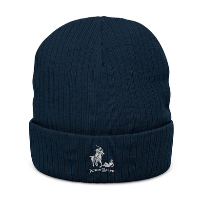 Ribbed Knit Beanie (Embroidery)