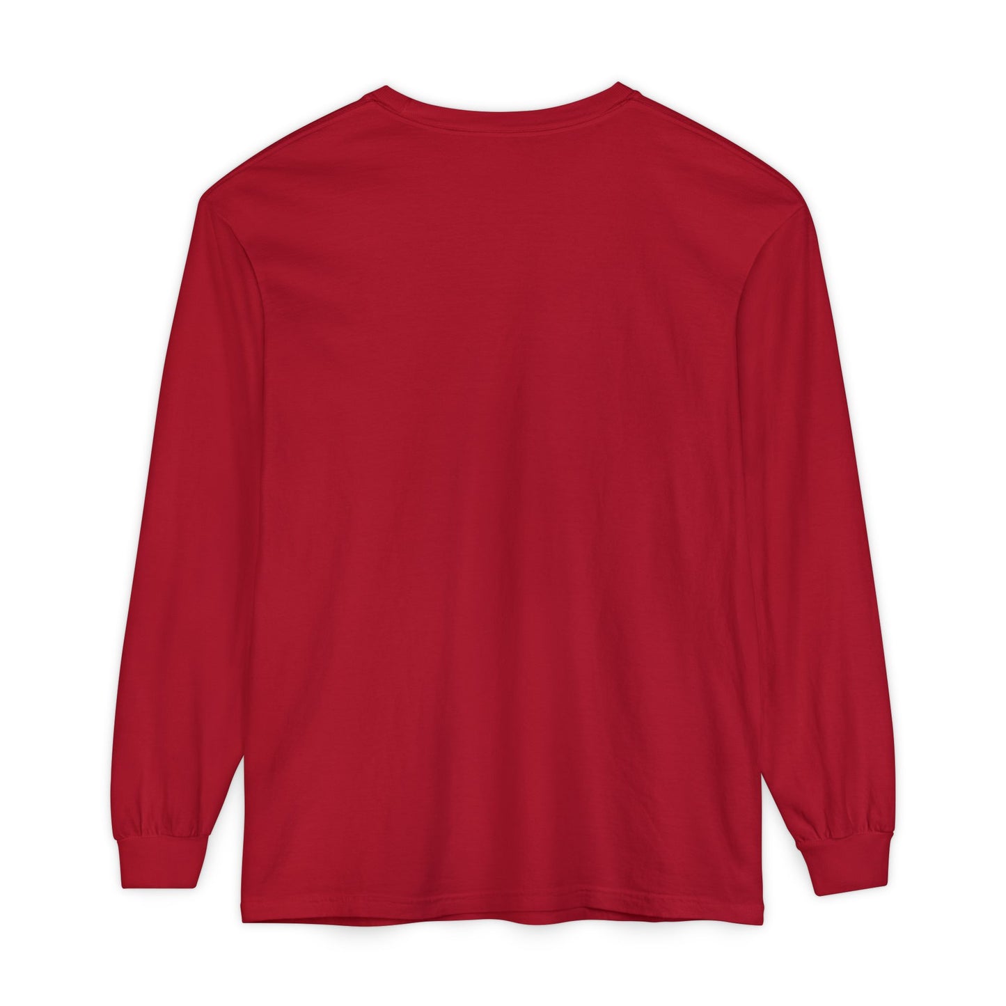 Garment-dyed Long Sleeve T-Shirt (Printed)