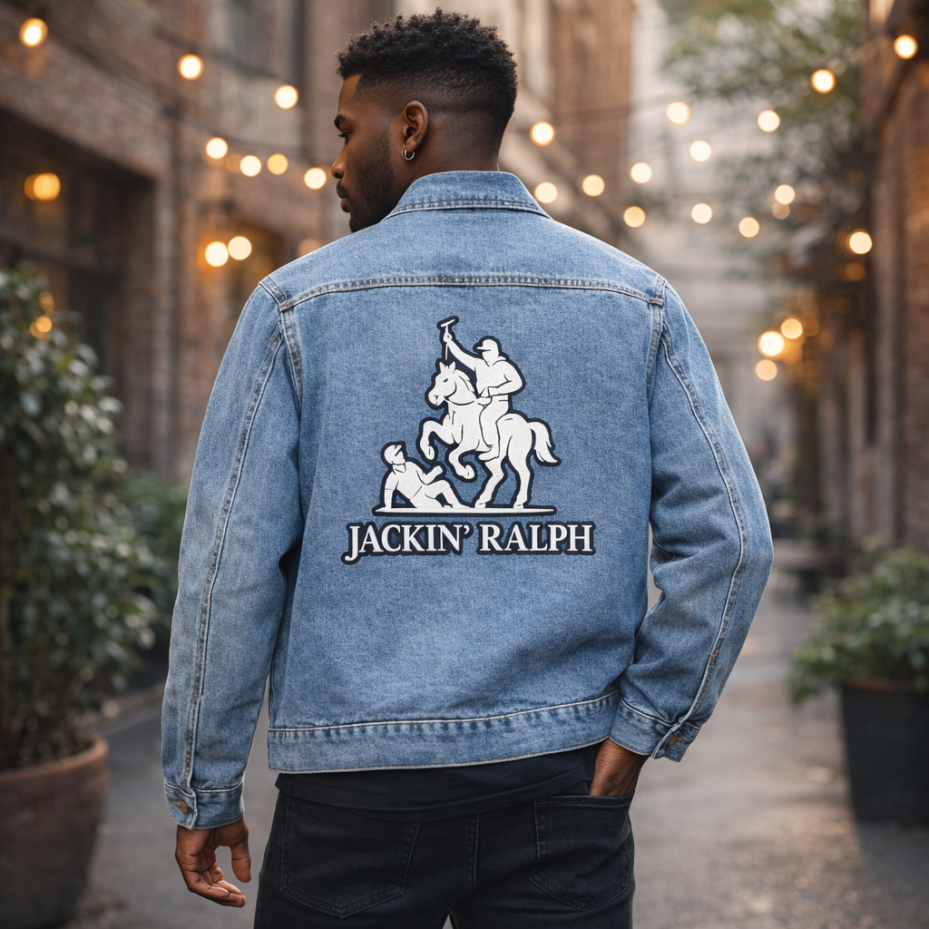 Men's Denim Jacket (Printed)