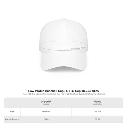 Low Profile Baseball Cap (Printed)