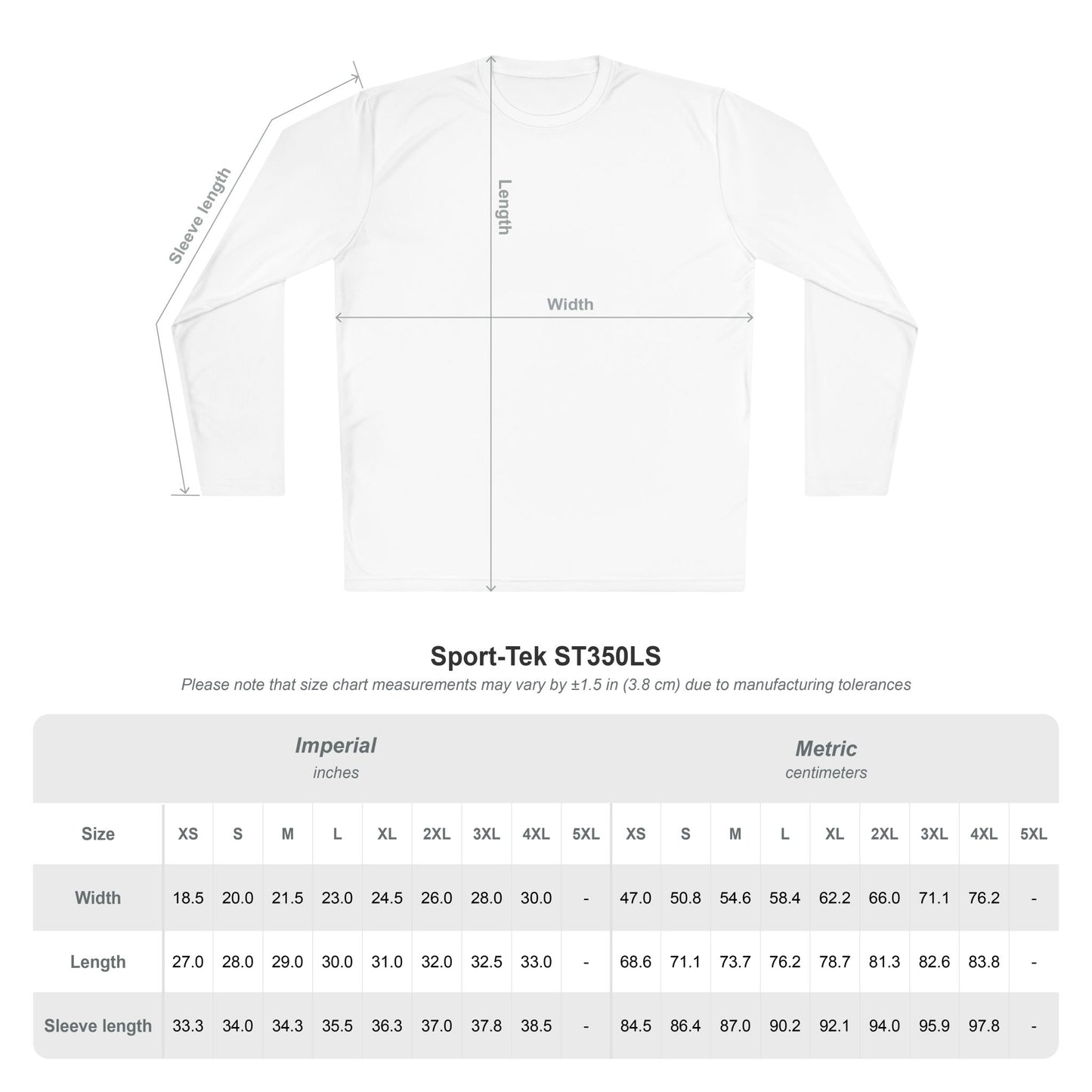 Lightweight Long Sleeve Tee (Printed)