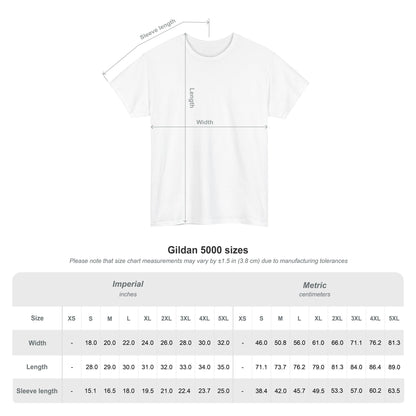 Heavy Cotton Tee (Embroidery)